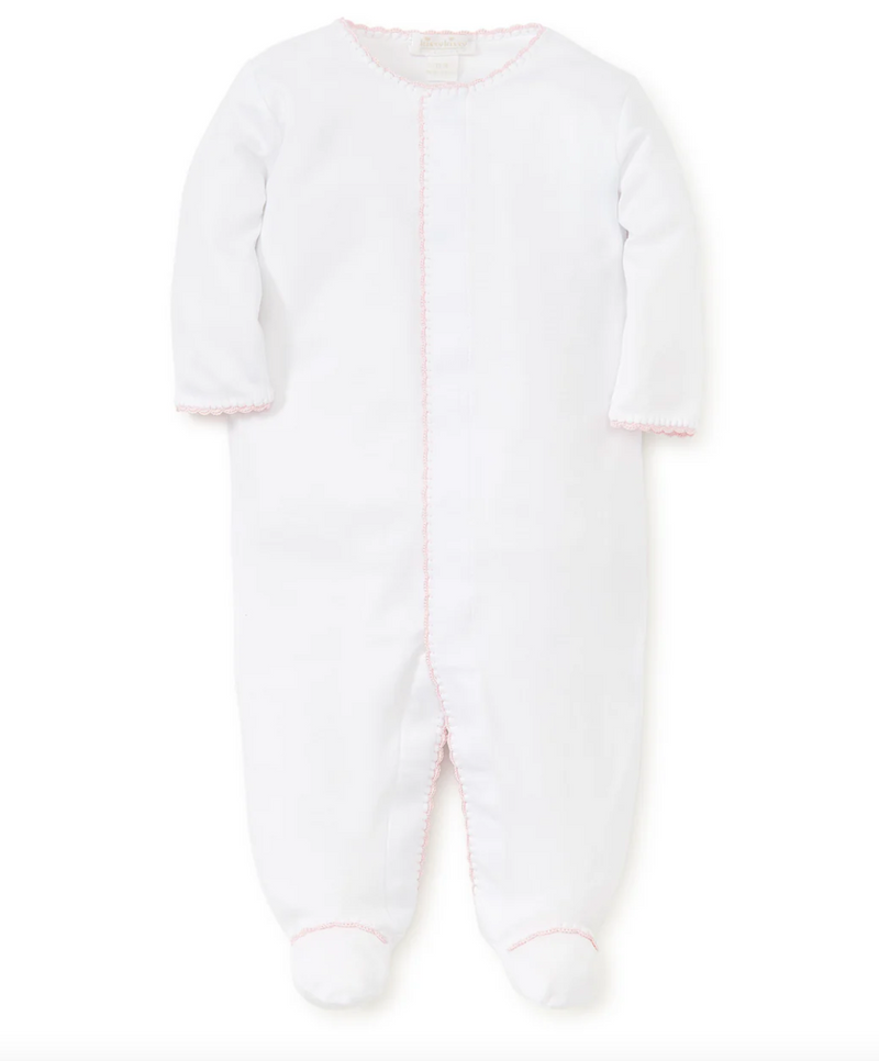 Premier Basics Footie - White/Pink