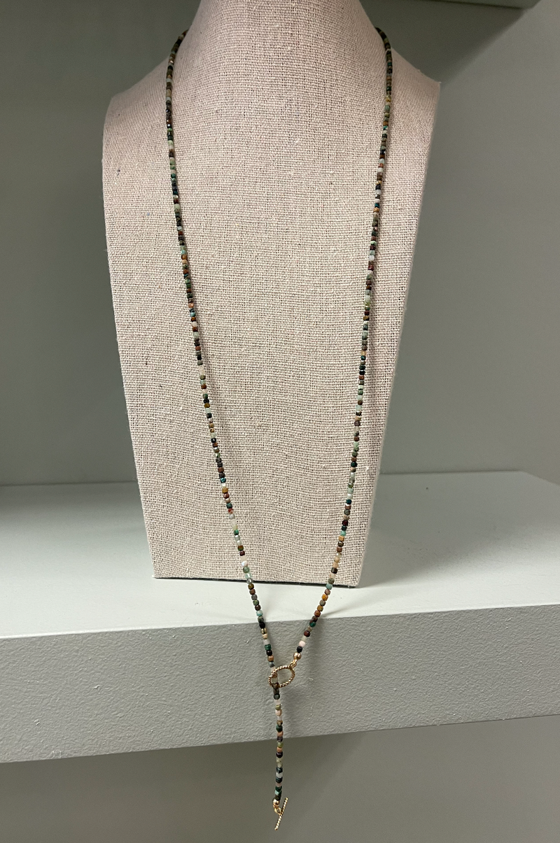 Beaded Wrap Necklace