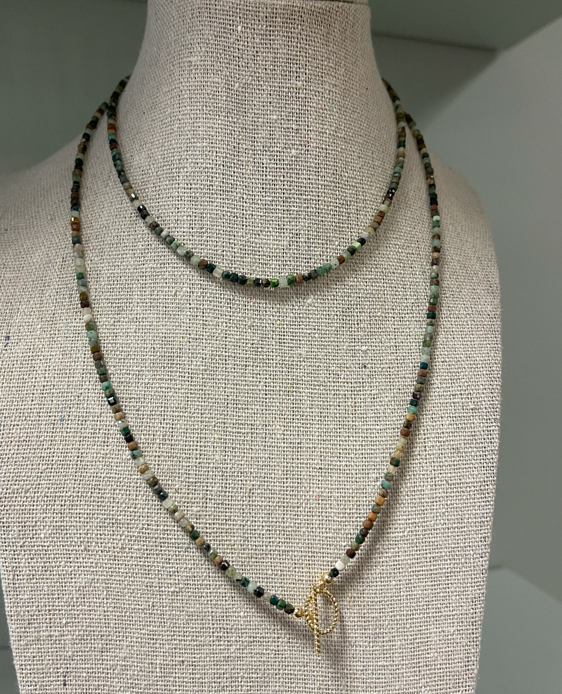 Beaded Wrap Necklace