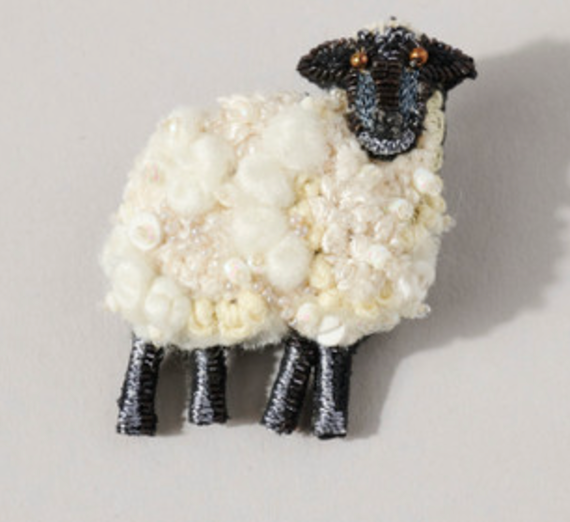 Sheep Brooch Pin