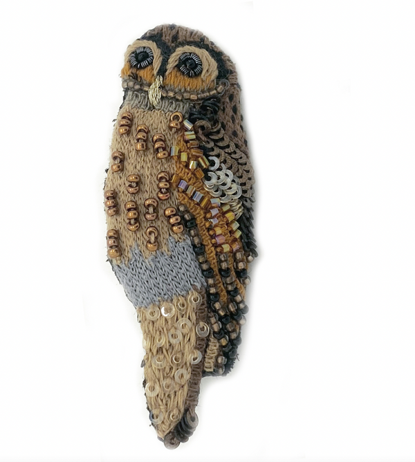 Owl Brooch Pin