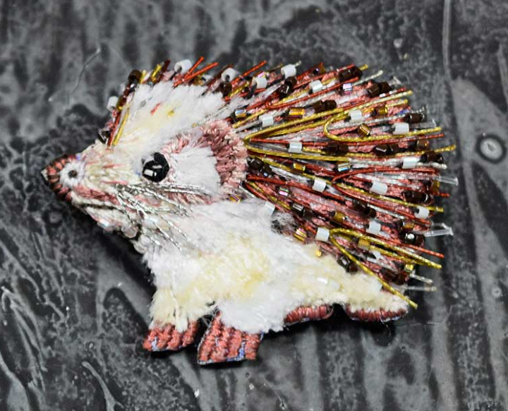 Hedgehog Brooch Pin