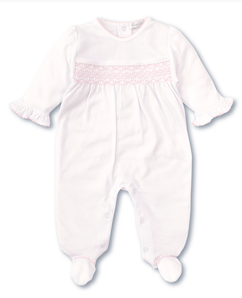 Footie with Hand Smk (Pink)