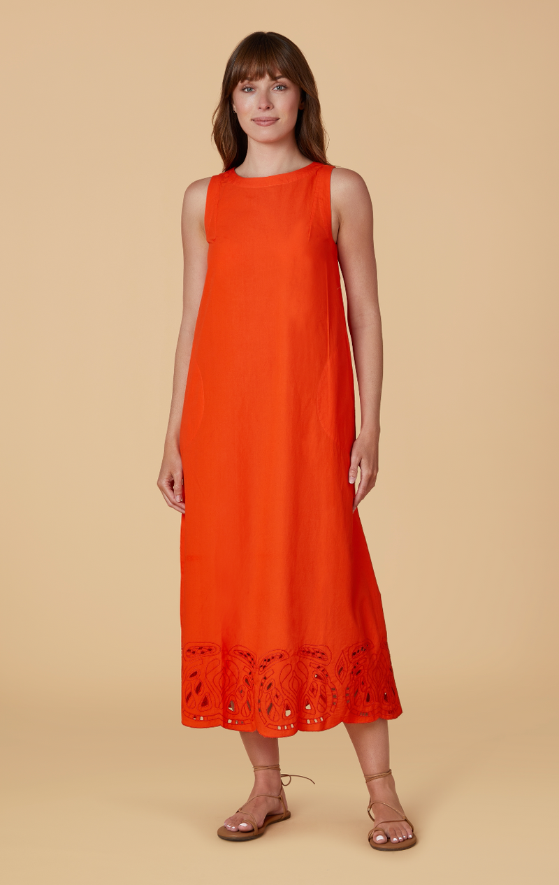 Dani Dress - Vermilion