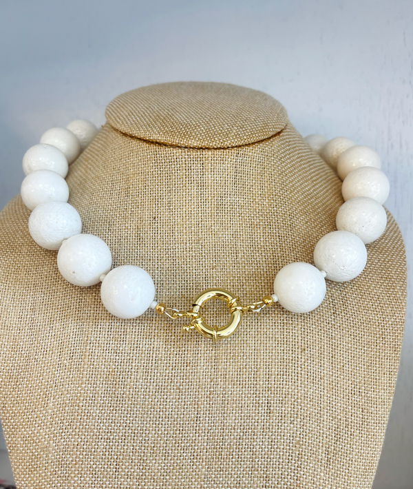 Coral Ball Necklace