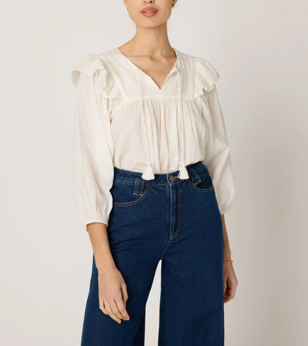 Lina Blouse - Ivory