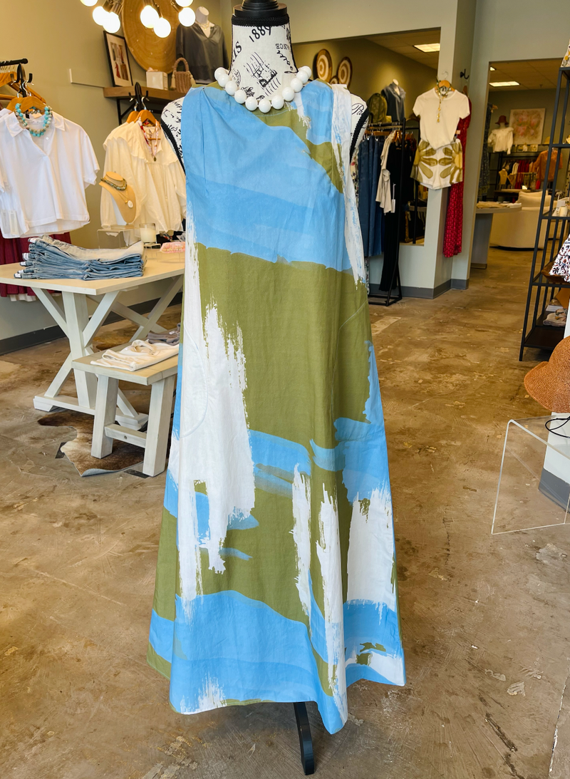 Dani Dress -  Brushstroke