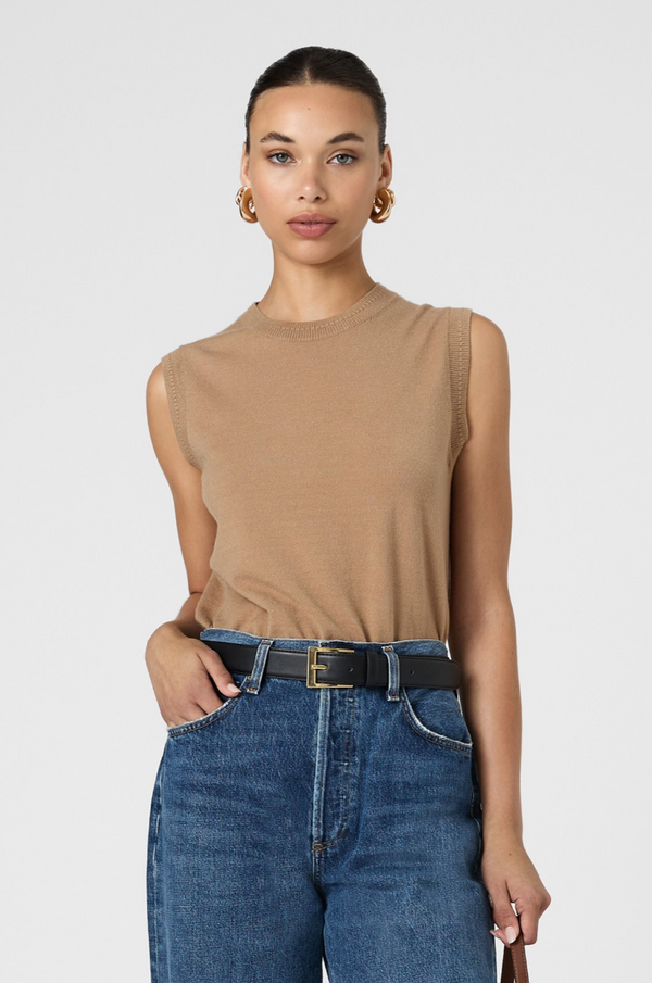 Cosysoft Sleeveless Vest - Camel