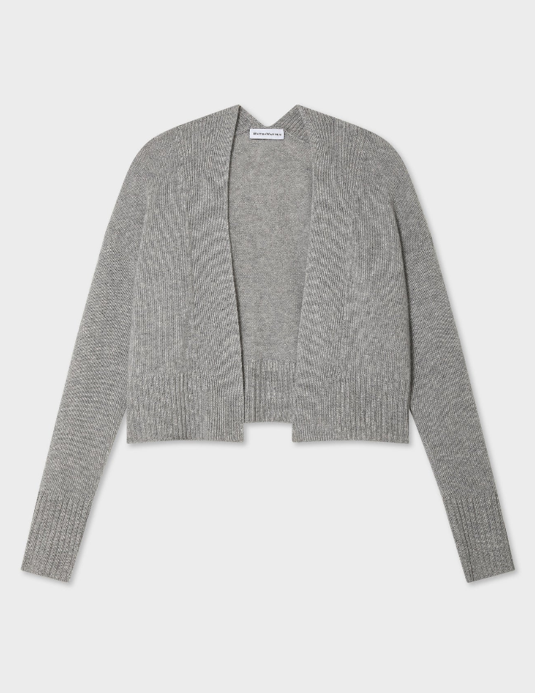 CASHMERE OPEN-FRONT CARDIGAN