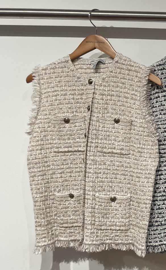 Long Tweed Vest