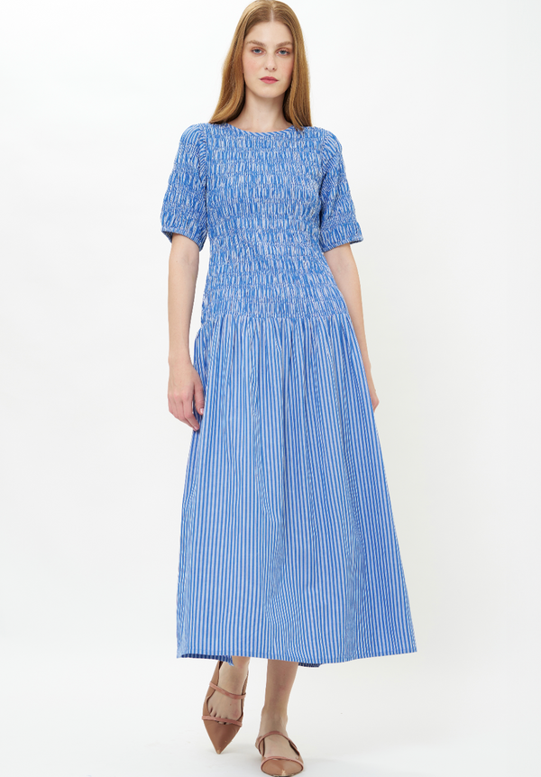 Smocked Drop Waist Maxi - Devon