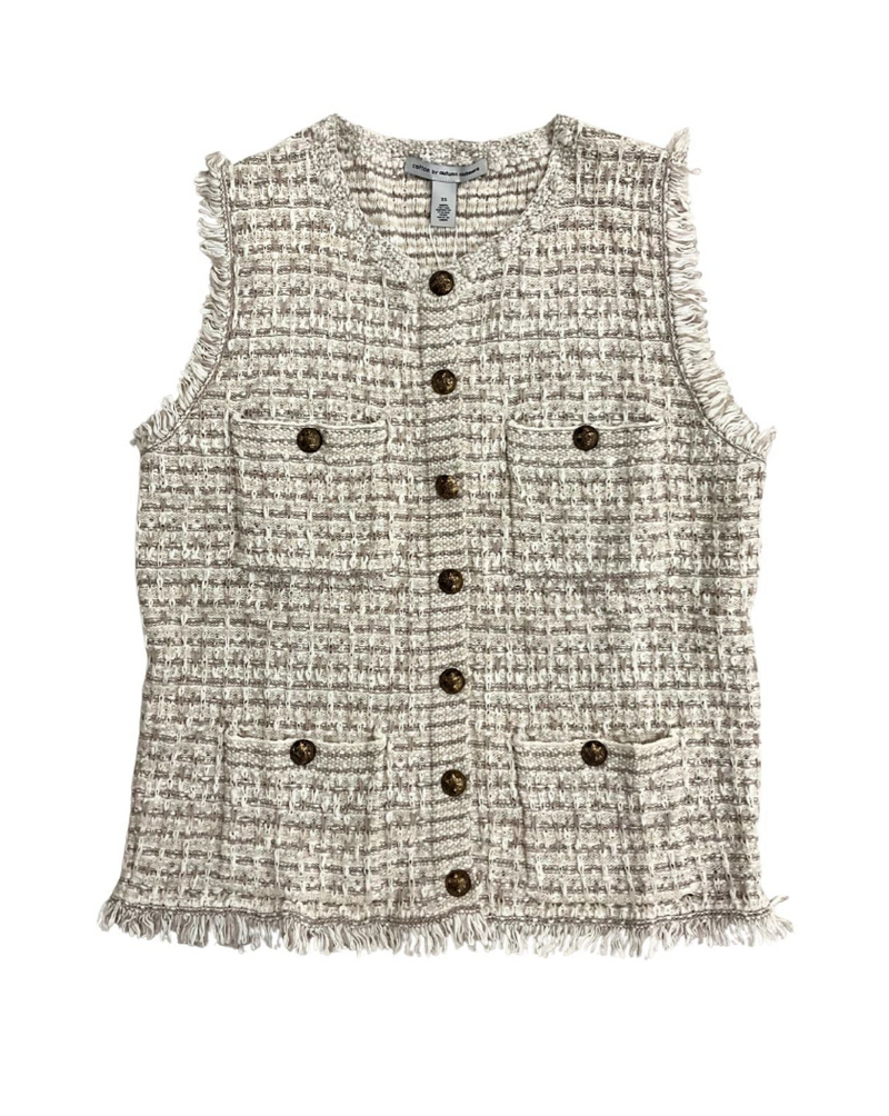 Long Tweed Vest