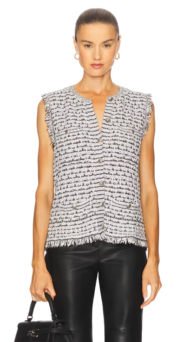 Long Tweed Vest
