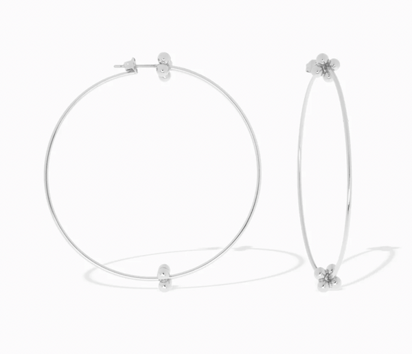 Thin Hoop with Flower