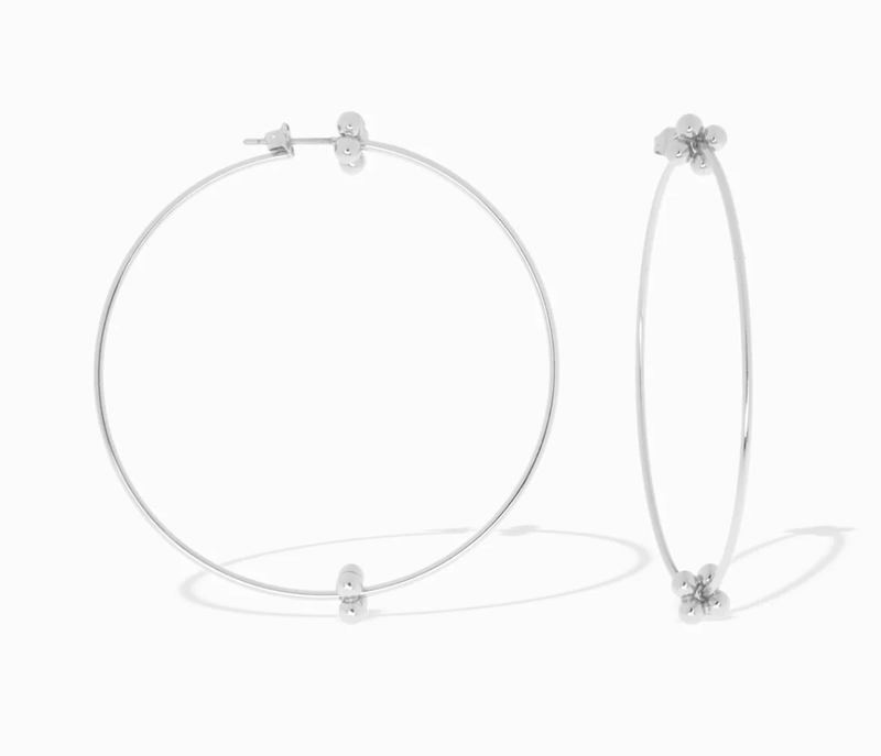 Thin Hoop with Flower