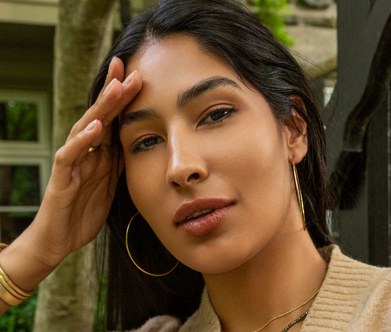 Large Thin Hoop Earring