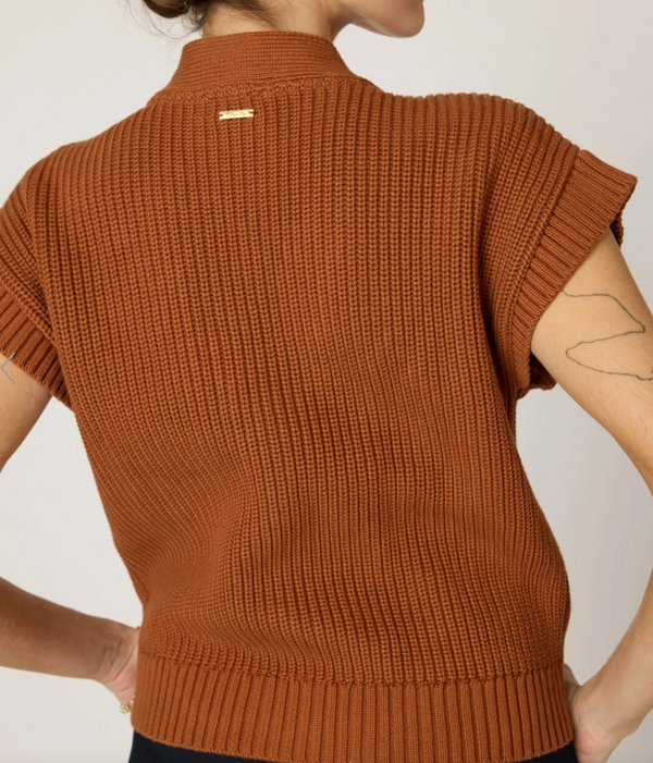 Cuore Sweater Vest - Clay