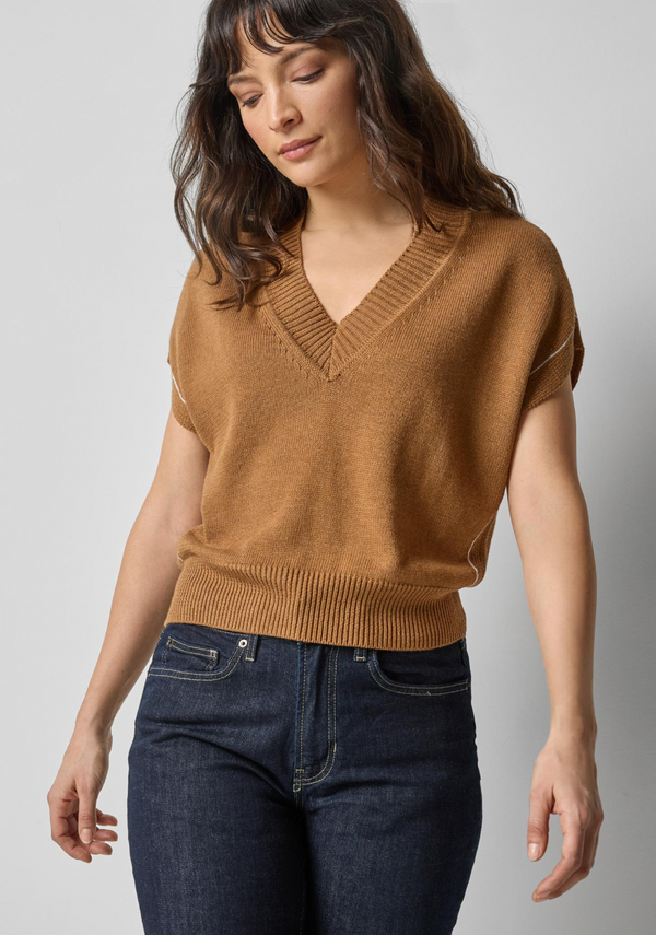 V-Neck Wedge Sweater