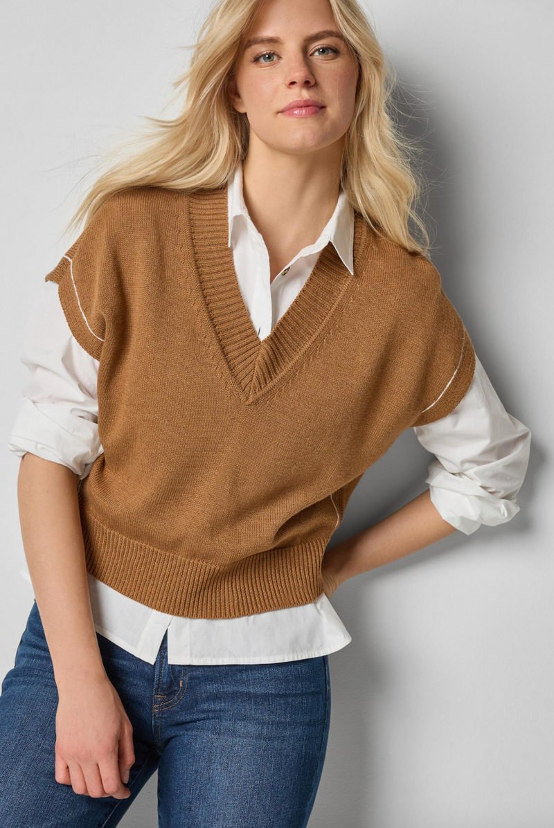 V-Neck Wedge Sweater