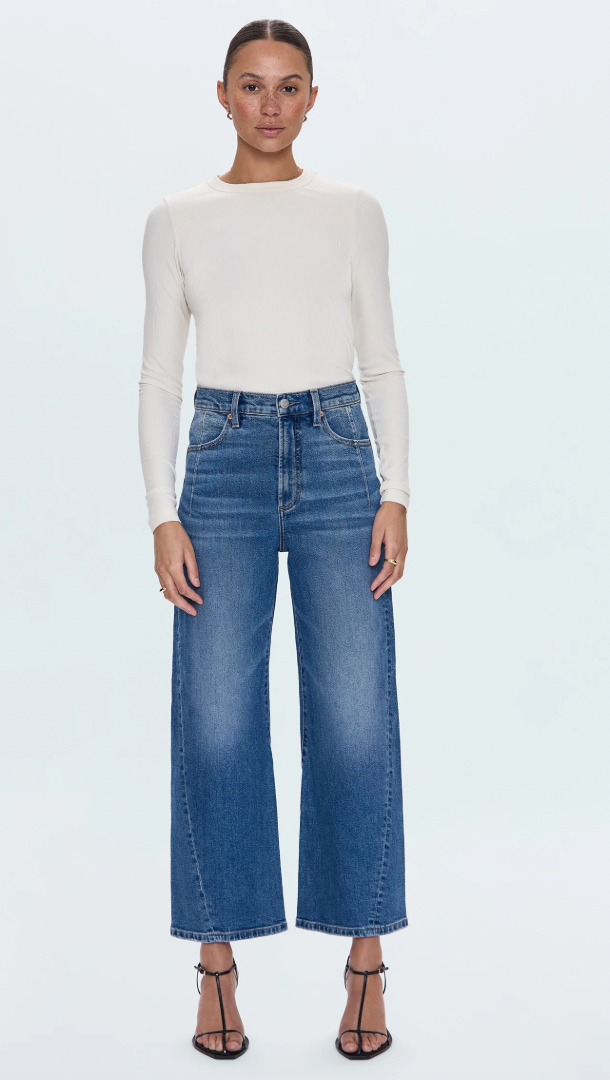 Kyra Bowed Ankle Jean - Soho