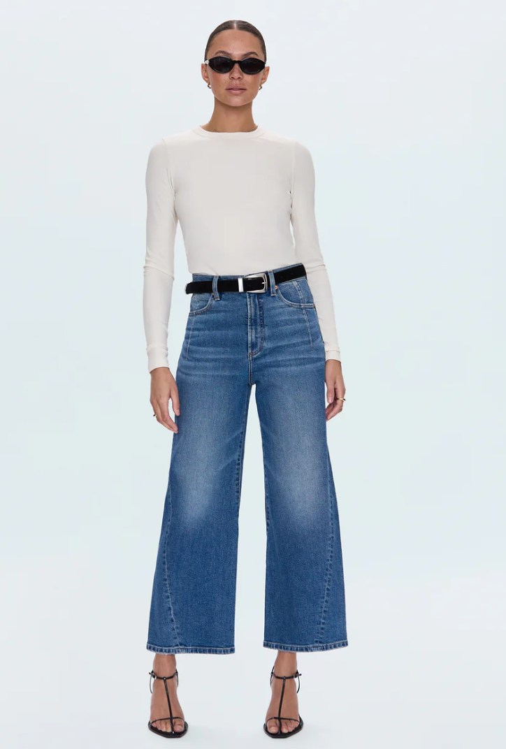 Kyra Bowed Ankle Jean - Soho