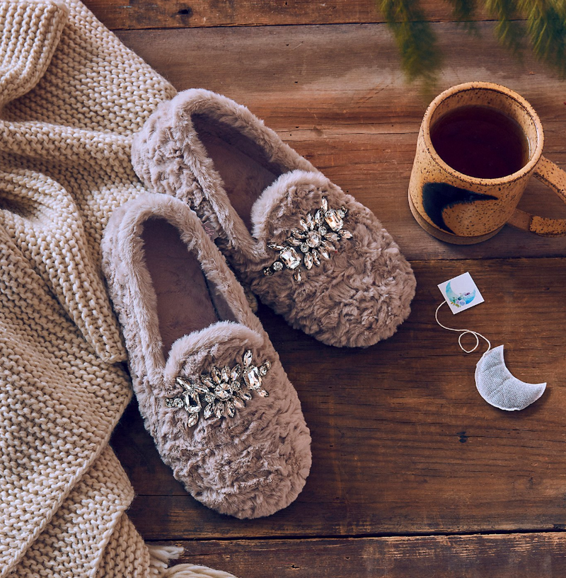 Slumber Party Loafer Slipper - Vanilla Latte