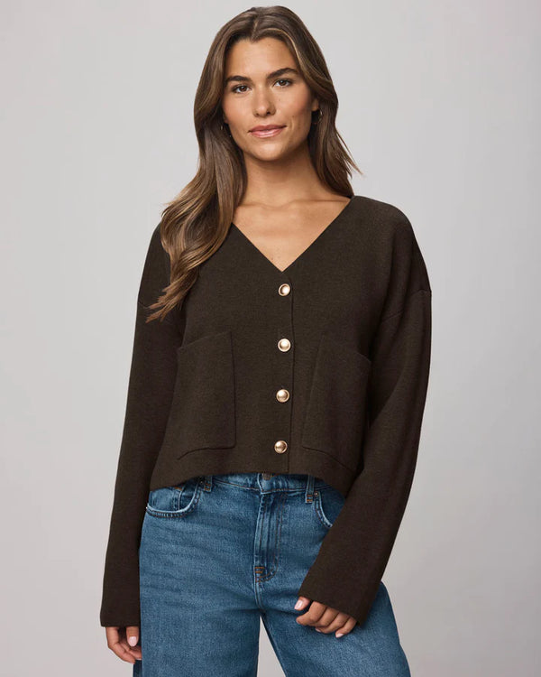 Libby Cardigan - Chocolate