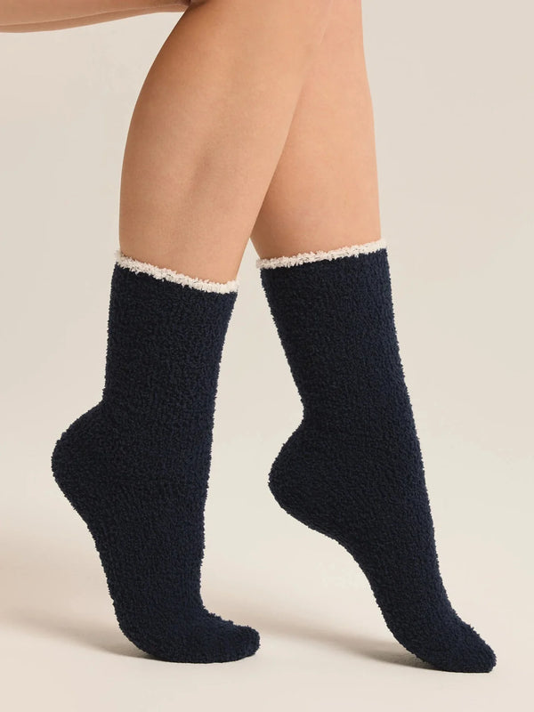 Navy Heart Socks (Pack of 2)