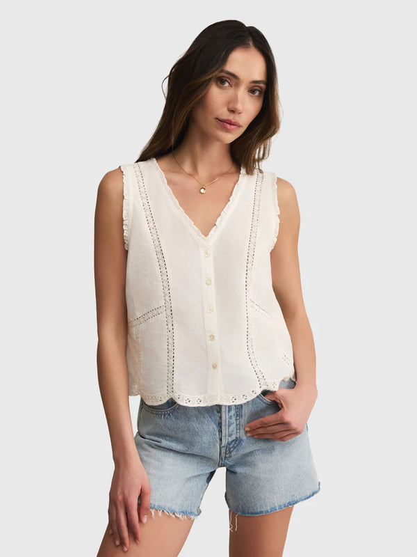 Tomi Embroidered Tank