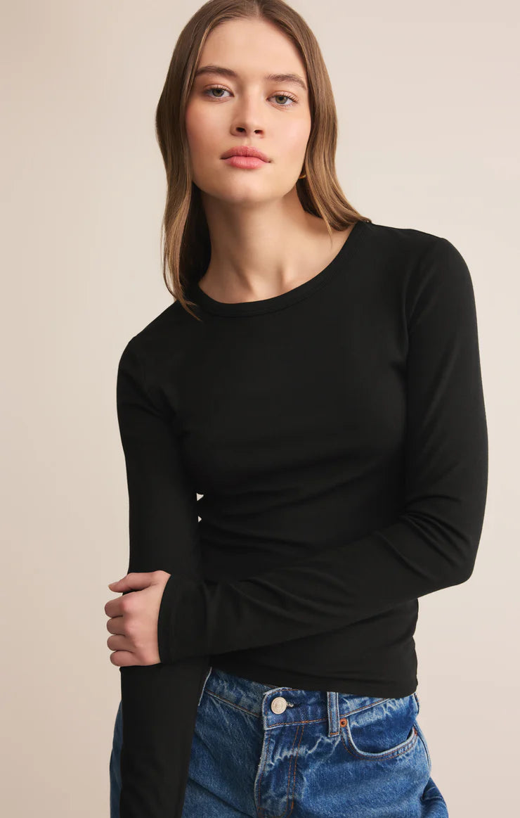 Second Skin Long Sleeve - Black