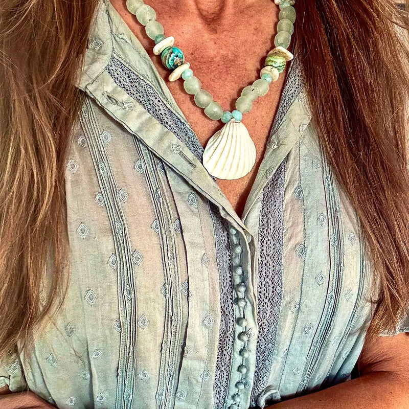 Tribal Shell Necklace - Drift