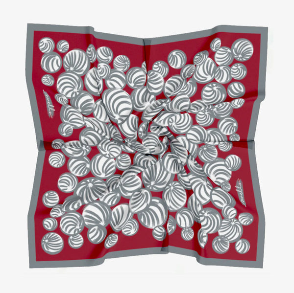 Crimson and Gray Scarf