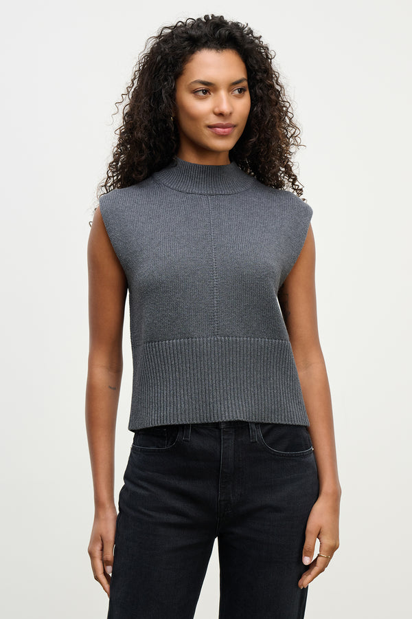 Electra Mockneck Sweater Vest