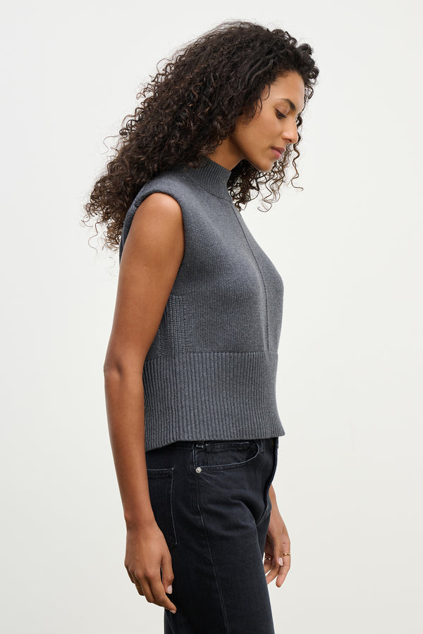 Electra Mockneck Sweater Vest