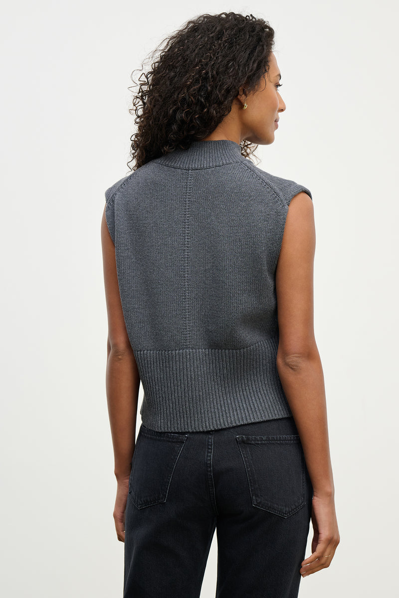 Electra Mockneck Sweater Vest
