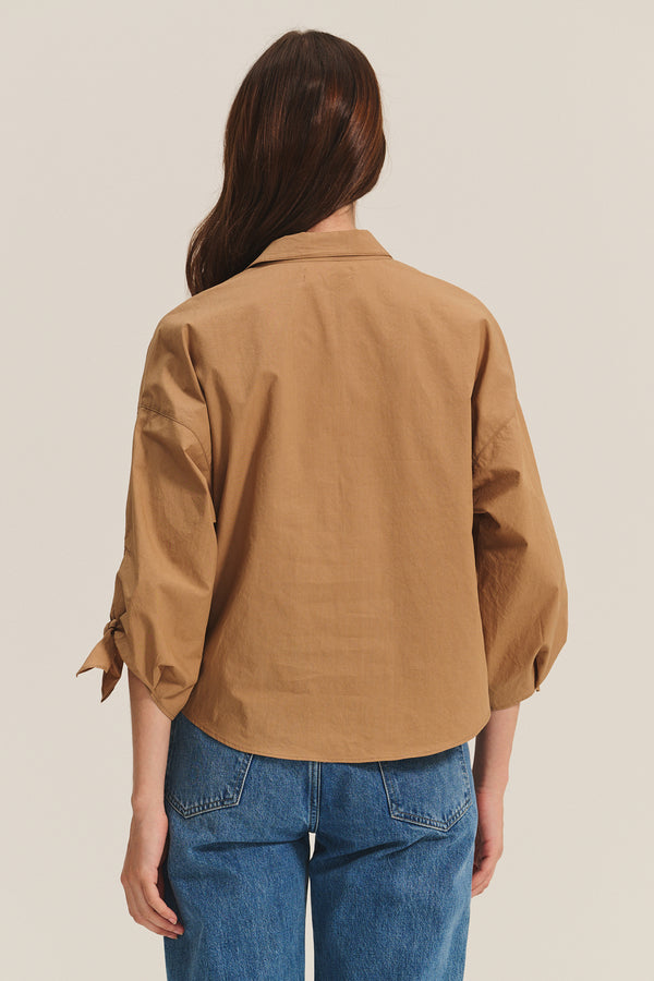 Arlette Knot Sleeve Button Up