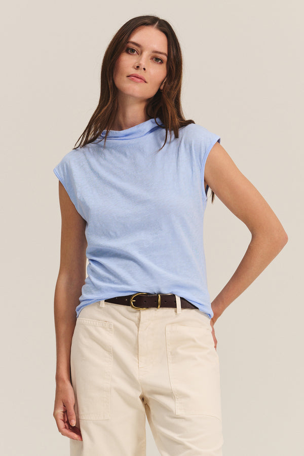 Fletcher Cap Sleeve Top - Chill