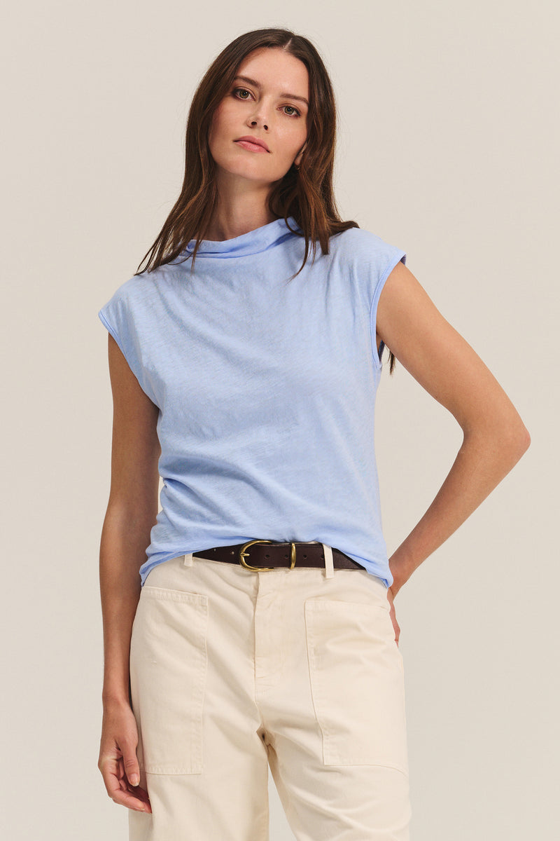 Fletcher Cap Sleeve Top - Chill