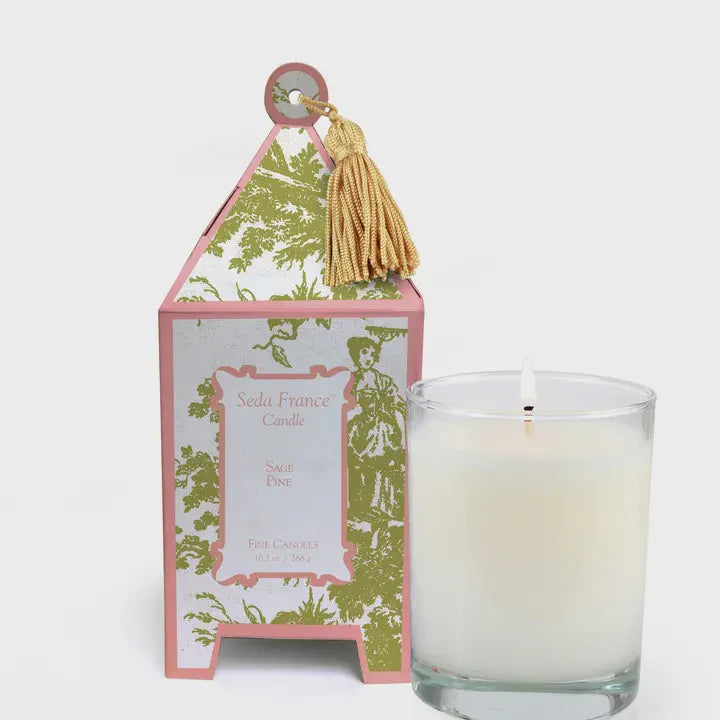Sage Pine Pagoda Candle