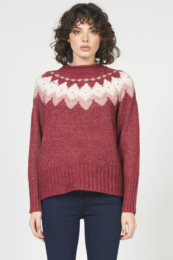 Ashlynn Sweater - Cherry