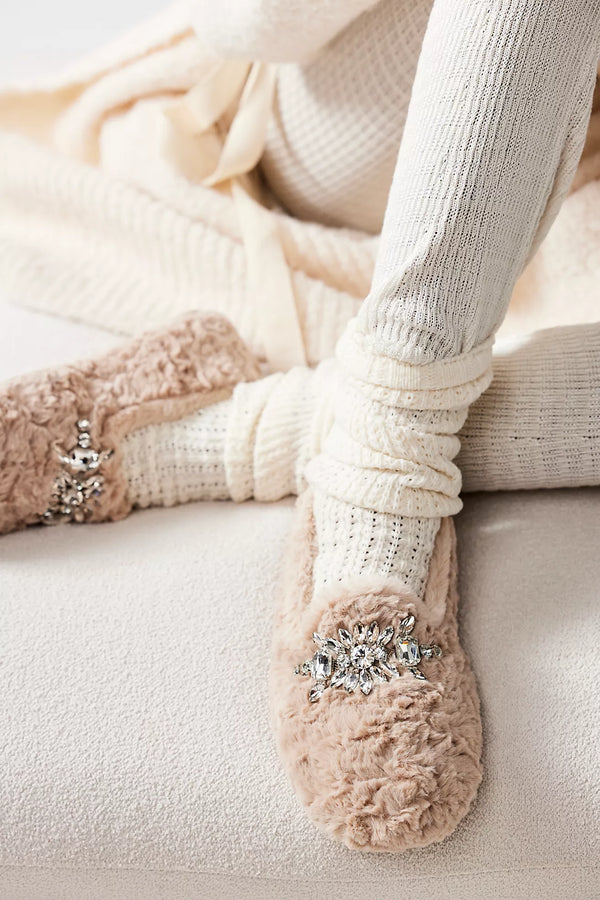 Slumber Party Loafer Slipper - Vanilla Latte