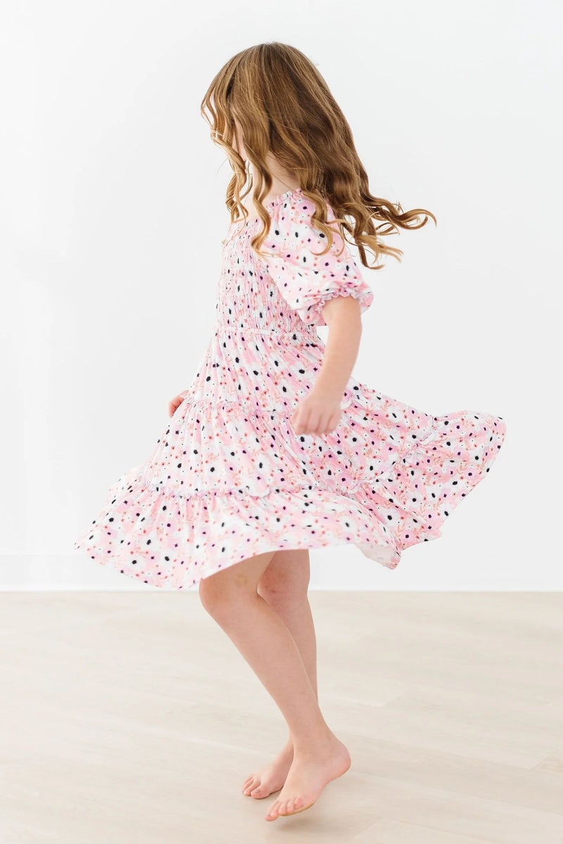 Whimsical Wildflowers Ruffle Dress