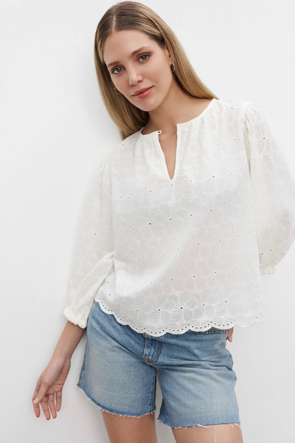 Corina Embroidered Blouse