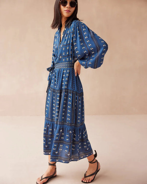 Emery Maxi Dress - Indigo