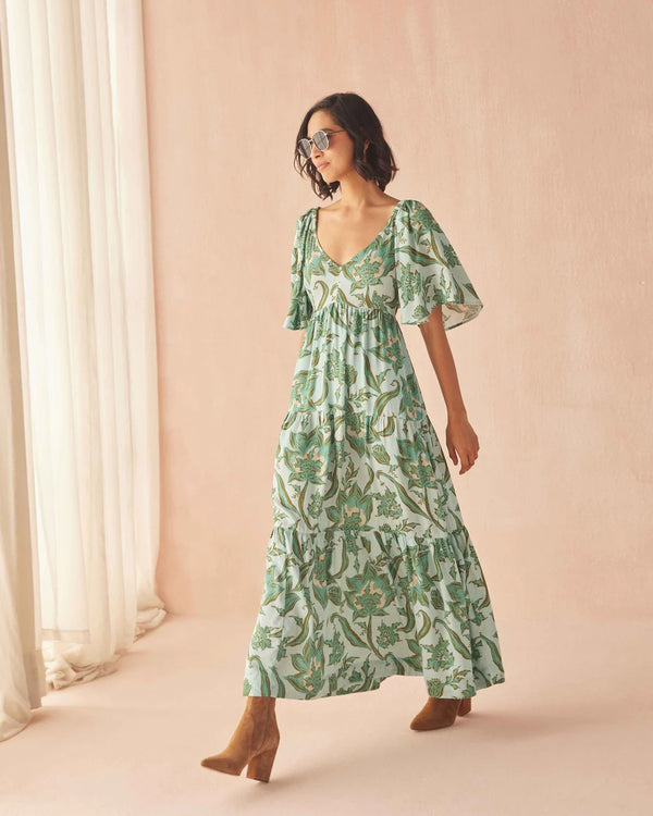 Hollis Maxi Dress - Moss