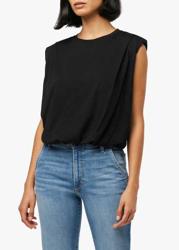 Arden Sleeveless Tee - Black