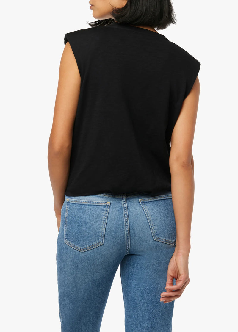 Arden Sleeveless Tee - Black