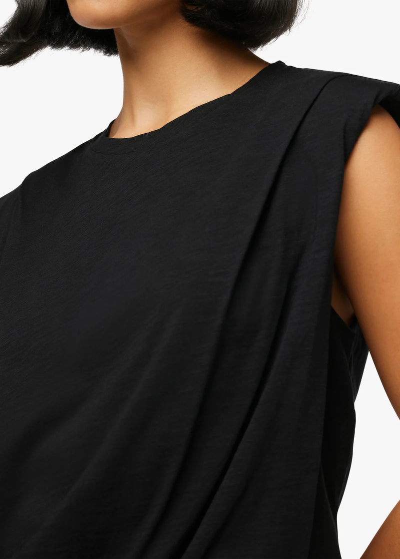 Arden Sleeveless Tee - Black