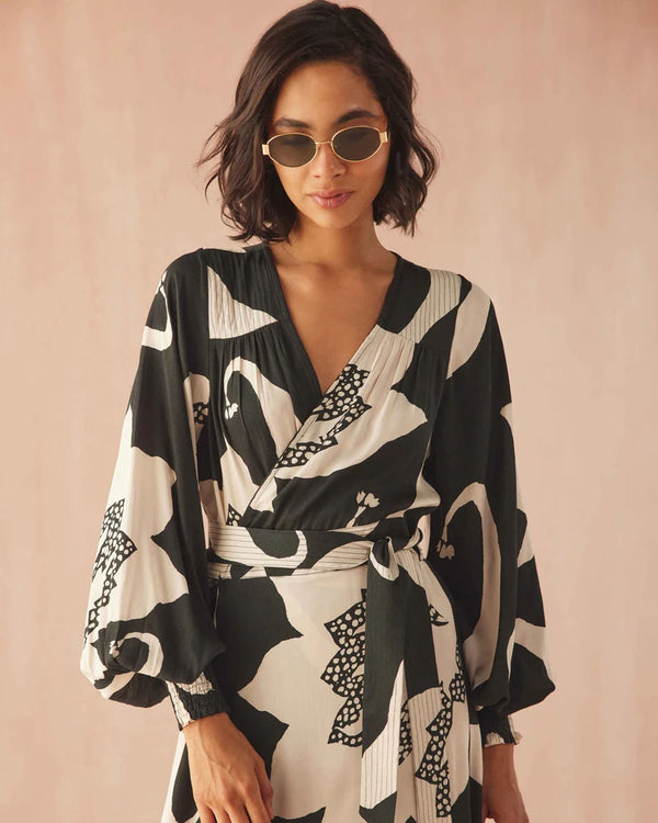 Lorelei Wrap Dress - Audrey