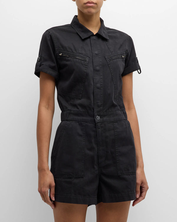 Campbell Romper - Noir